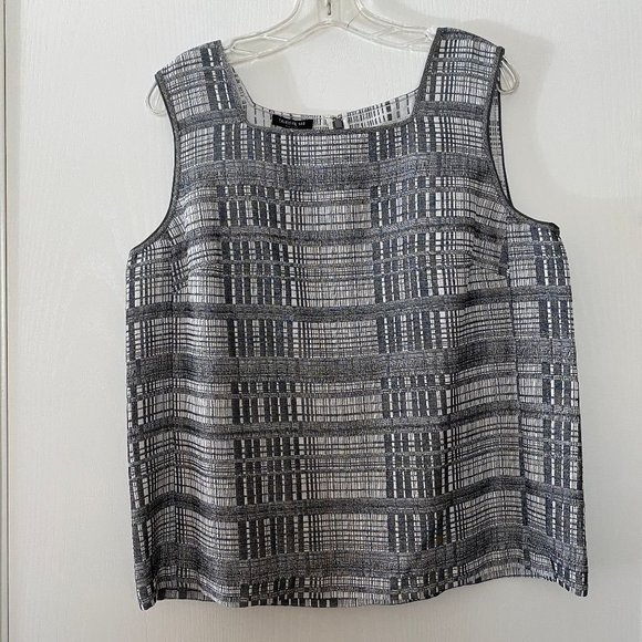 NEW lafayette 148 multi color sleeveless top - Picture 1 of 4